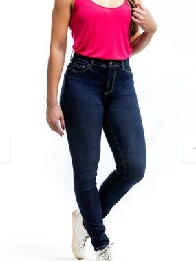 d. jeans Dark Indigo High-Rise Skinny Jeans